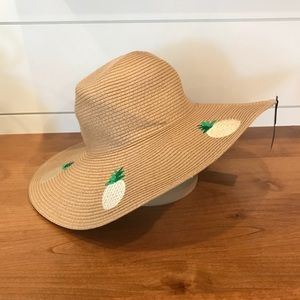 MARCUS ADLER Pineapple Floppy Beach Hat